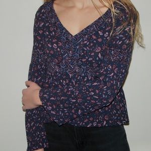 Aeropostale Floral Long Sleeve